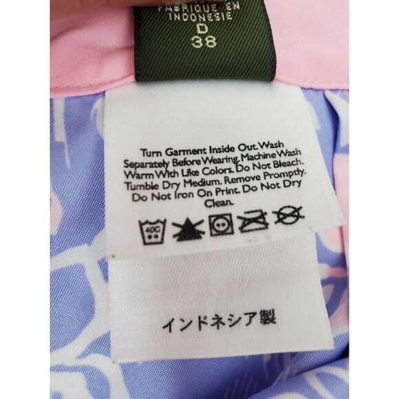 Eddie Bauer Floral Hawaiian Print Swim Active Quick Dry Resort Vacation Shorts - Picture 8 of 10